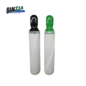 Bouteille de gaz en acier de Chine 10L 20L 30L 40L 50L pour oxygène/<span class=keywords><strong>azote</strong></span>/CO2/argon/<span class=keywords><strong>hydrogène</strong></span> avec col de valve, anneau de fixation <span class=keywords><strong>et</strong></span> poignée de transport/tuyau de remplissage - Product Image 5
