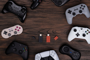 Adaptador Inalámbrico USB 8BitDo con <span class=keywords><strong>2</strong></span> Receptores para NDS, Switch 1, <span class=keywords><strong>2</strong></span>, PS1, Raspberry Pi, <span class=keywords><strong>Mini</strong></span> PS4, Controlador para PS5 - Product Image 4