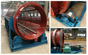 Tamiz <span class=keywords><strong>de</strong></span> vidrio para coche, tambor giratorio, pantalla Trommel sin eje <span class=keywords><strong>de</strong></span> 800-1500mm <span class=keywords><strong>de</strong></span> diámetro - Product Image 4