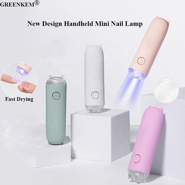 New Design Handheld Mini Nail Lamp Uv Led Portable Usb 3w Gel Led Light Mini Uv Nail Lamp One Finger Nail Lamp