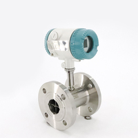 Caudalímetro de Turbina Digital 4-20mA Analógico para Aceite, Acero Inoxidable IP65, Alta Precisión, Conexión por Brida, OEM para Aceite
