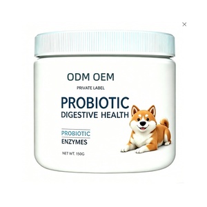 Complément alimentaire en poudre pour chiens, probiotique pour la santé digestive avec enzymes, poudre probiotique pour animaux de compagnie pour le soin de l'intestin des animaux. - Product Image 3