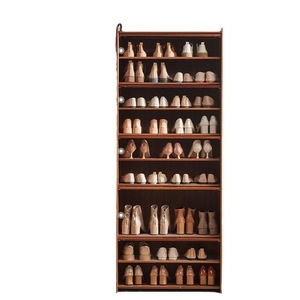 <b>Shoe</b> <b>Rack</b> Rattan Solid Wood 5 Drawer Dustproof Storage Cabinet Entryway Foyer Balcony Home Use - Product Image 5