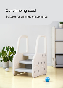 Portable HDPE Toddler Foot <strong>Ladder</strong> Durable Safety Removable Baby <strong>Step</strong> Stool Young Children Dining Living Room Kitchen Bedroom - Product Image 2