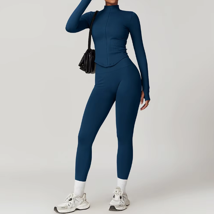 Giacca blu+leggings