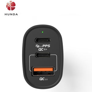 <span class=keywords><strong>Chargeur</strong></span> de voiture USB C 60W 3 ports Type c PD <span class=keywords><strong>Chargeur</strong></span> de voiture avec double alimentation 30W pour ordinateur portable et QC 3.0 pour téléphone, etc. - Product Image 3
