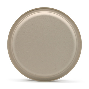 Assiettes en papier robustes de 10 pouces bagasse écologique composable jetable sans danger pour <span class=keywords><strong>les</strong></span> dîners anniversaires mariages - Product Image 2