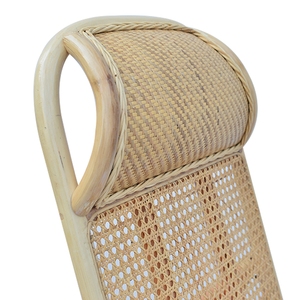 Tumbona de ratán estilo playa de <span class=keywords><strong>California</strong></span>, ergonómica, plegable y ventilada, perfecta para puestas de sol de Malibú y balcones urbanos - Product Image 4