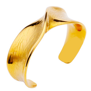 Pulsera de moda de acero inoxidable chapada en oro de 18 quilates recubierta de PVD impermeable de alta calidad - Product Image 6