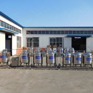 Mini pasteurisateur entièrement automatique pour le traitement de la machine de traitement laitière au yaourt au lait de 100 litres - Product Image 4