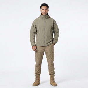 Chaqueta Softshell 2026 para Hombre con Capucha, Impermeable, Cortavientos y Transpirable - Product Image 1