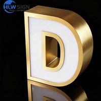 Letras LED Impermeables del Fabricante Original, Letras 3D Personalizadas para Negocios, Letras de Canal con Iluminación Frontal