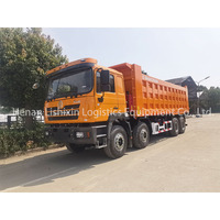 Shacman 30m3 Largo Box 8x4 12 roues camion à benne basculante à usage intensif 400hp moteur diesel nouvel état camion à benne basculante