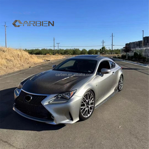 Applicabile per l'aggiornamento del cofano motore multiporoso in fibra di carbonio per i modelli Lexus RC200T, RC300 e RC350 dal 2014 al 2017 - Product Image 4