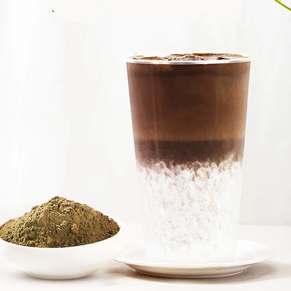 Taiwan Organic High Quality Bubble Coca Boba Pu-erh Puer Raw Material Black Oolong Matcha Latte Milk Chai Tea Powder