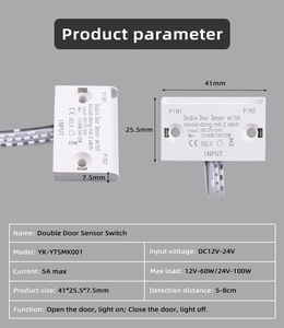 Bán hàng nóng DC12V-24V 5A 60W IR <span class=keywords><strong>Proximity</strong></span> Cảm biến cửa đôi cảm biến chuyển đổi cho tủ ánh sáng - Product Image 2
