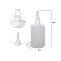Flacon de colle compte-gouttes en plastique Offre Spéciale 10ml Flacon de colle UV pour emballage Super Glue avec bouchon à vis