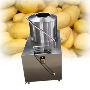 자동 생강 필러 150-240 키로그램/시간 감자 세척 및 필링 기계