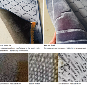 พรมละหมาดอิสลามแบบกันลื่น ลายนูน ผลิตจากโพลีเอสเตอร์ ซักได้ สไตล์มุสลิม สำหรับใช้ในบ้านและมัสยิด ขายส่ง - Product Image 6