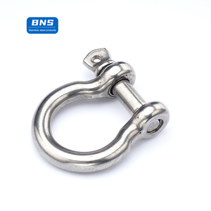 Manille de levage en acier inoxydable BNS, haute résistance, boucle de chaîne M4-M25 SS304 SS316, moderne pour l'extérieur - Product Image 1