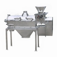 Séparateur centrifuge vibrant à flux d'air pour tamisage de poudre sans poussière de haute précision en acier inoxydable pour aliments et farine