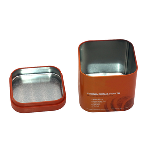 Biểu Tượng Tùy Chỉnh Sẵn Sàng Để Tàu <span class=keywords><strong>Mini</strong></span> Nhỏ Vuông Kim Loại Tin Có Thể Bao Bì Hộp Cho Trà & Matcha - Product Image 3