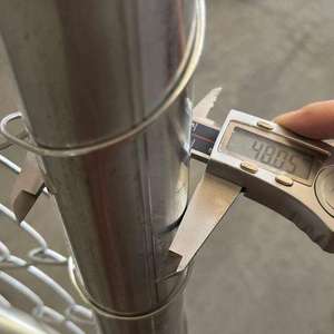 Tạm thời Chuỗi liên kết hàng rào Bảng di động tổ chức sự kiện hàng rào Mỹ loại 6'x12 'chuỗi liên kết hàng rào tạm thời cho sân - Product Image 2