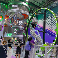 Zhong Yi personnalisé 2000 m² Playland doux centre de jeu pour enfants parc d'aventure grand labyrinthe enfants aire de jeux intérieure> capacité de 500kg pour