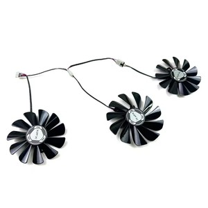 Nuevo ventilador de refrigeración 95MM 85MM CF1010U12S CF9015H12S ventilador de tarjeta de vídeo para XFX Radeon RX 5700XT 5600XT Thicc III ventilador enfriador de tarjeta gráfica - Product Image 3