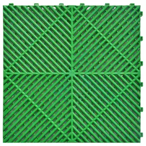 Modern Anti-Slip PP Plastic Interlocking Car Wash Drain Garage Floor Tiles Graphic Design For Mat Solutions