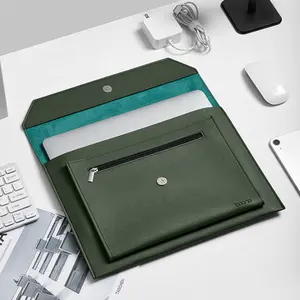 หนังFauxกระเป๋าแล็ปท็อปOrganizer Custom 13" 14" แล็ปท็อปUnisexแล็ปท็อปกรณีคอมพิวเตอร์อุปกรณ์เสริมกระเป๋า