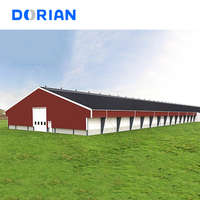 Bâtiment de tracteur agricole industriel Structure en tôle d'acier préfabriquée plans de poulailler pour 5000 poulets