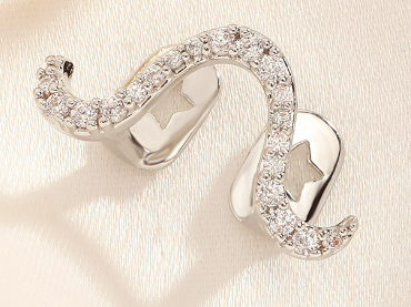 Argent avec zircon