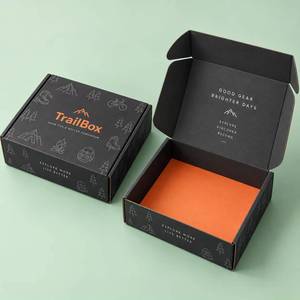Wholesale Custom Eco-friendly Gift Printed Apparel Paper <b>Boxes</b> Cardboard Packaging Corrugated Mailer Trail Box for Shipping - Product Image 1
