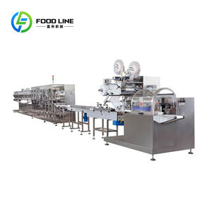 เครื่องผลิตผ้าเช็ดทำความสะอาดเด็กอัตโนมัติเต็มรูปแบบ ระบบบรรจุภัณฑ์ทิชชู่ทำความสะอาดด้วยแอลกอฮอล์ - Product Image 6