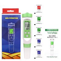 Testeur de qualité de l'eau compatible BLE-9901 Smart Blue Tooth Température 3 en 1 PH EC TDS Meter Pen by Mobile App