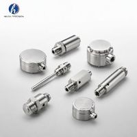 Boîtiers de capteurs en alliage d'aluminium usinés sur mesure par CNC, raccords d'instrumentation pour sondes OEM, écrous hexagonaux, électroérosion à fil 0,01 mm, CMM