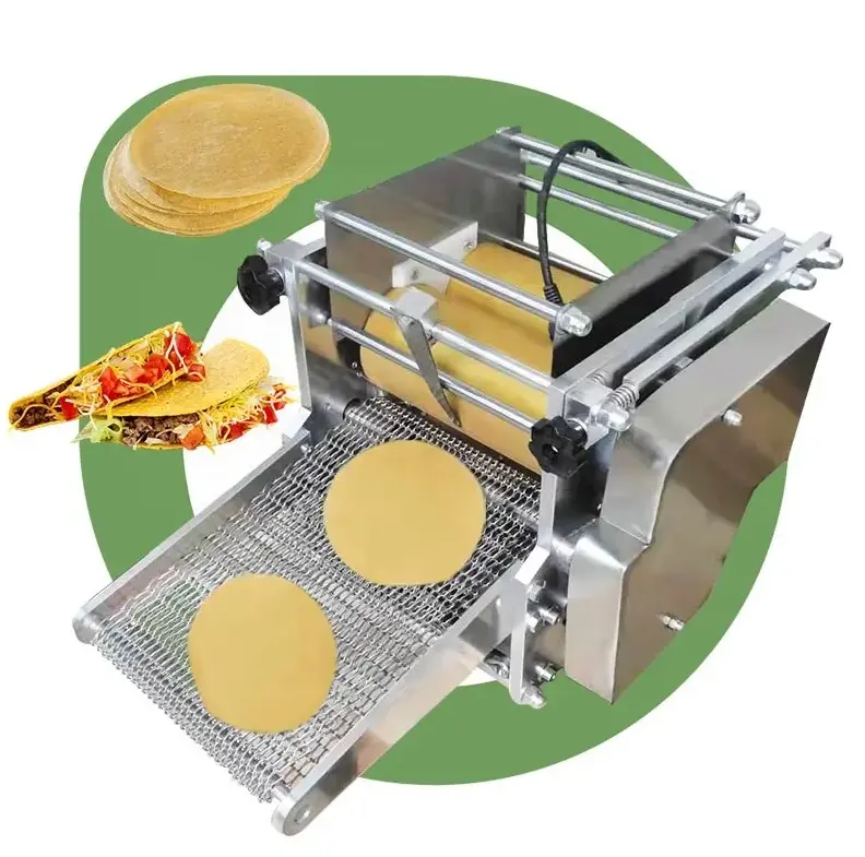 Kleine Automatische Maïsmeel Cake Machine Multifunctionele Commerciële Diverse Granen Eenmalig Vormende Deegcake Machine