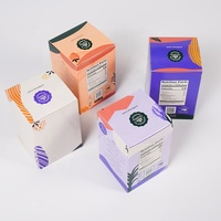 Boîte en carton personnalisée faite à la main pour le café, le thé, la vodka, la soda, la tequila et les boissons énergisantes, ainsi que les emballages de thé aux fleurs