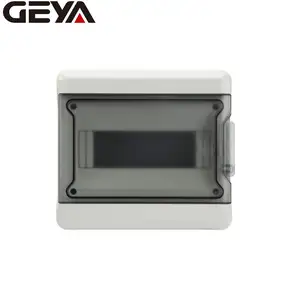 GEYA DXAT 9WAY ABS with terminal Cover Power Distribution Equipment Waterproof MCB Circuit Breaker Electrical Distribution Box