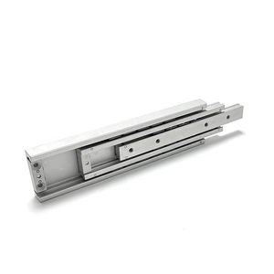 Riel deslizante industrial resistente HVPAL, capacidad <span class=keywords><strong>de</strong></span> 300kg, tobogán <span class=keywords><strong>de</strong></span> aluminio, corredor silencioso <span class=keywords><strong>de</strong></span> extensión completa para gabinete <span class=keywords><strong>de</strong></span> maquinaria - Product Image 6
