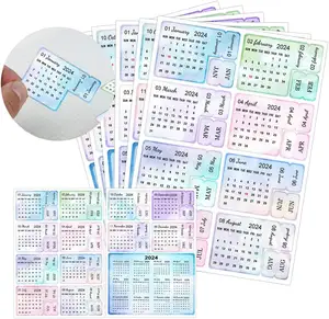 Calendar Stickers from January to December Planner Adhesive Divider for Journal Notebook Labels Indexes