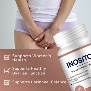อาหารเสริมสำหรับผู้ใหญ่แคปซูล Myo-<span class=keywords><strong>Inositol</strong></span> D-chiro ความสมดุลของฮอร์โมนความอุดมสมบูรณ์ของผู้หญิง - Product Image 4