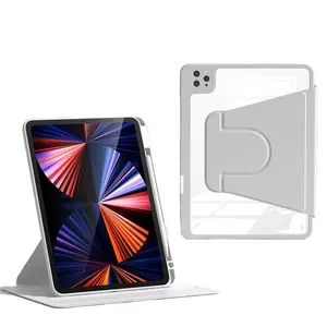 Best Seller Custom Logo Pu Leather Tablet Cover Case For Ipad Air 4/5 360 Degree Rotating Magnetic Tablet Cases For Ipad 10.9