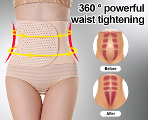 โลโก้ที่กําหนดเองปรับBreathable RecoveryหลังคลอดGirdle Lower Belly <span class=keywords><strong>Fat</strong></span>เอวเทรนเนอร์สําหรับผู้หญิง - Product Image 4