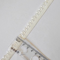 Ruban élastique en nylon et élasthanne à bas prix, blanc, tissé, pour sous-vêtements, accessoires de confection DIY, décoration
