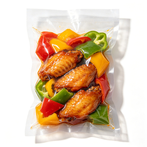 Rouleau de sacs sous vide en PE gaufré personnalisé, compatible micro-ondes, pour aliments pour bébés, aliments pour animaux, chewing-<span class=keywords><strong>gum</strong></span>, chips, lait, salade - Product Image 4