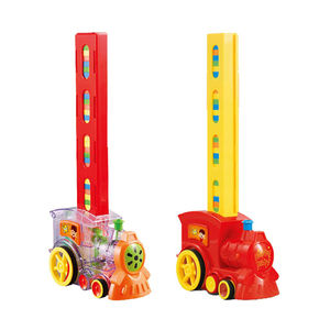 Jouet de construction éducatif en plastique ABS pour enfants, meilleur jouet électronique à construire, <span class=keywords><strong>mini</strong></span> voiture <span class=keywords><strong>électrique</strong></span> <span class=keywords><strong>Domino</strong></span>, ensemble de 20 pièces - Product Image 1