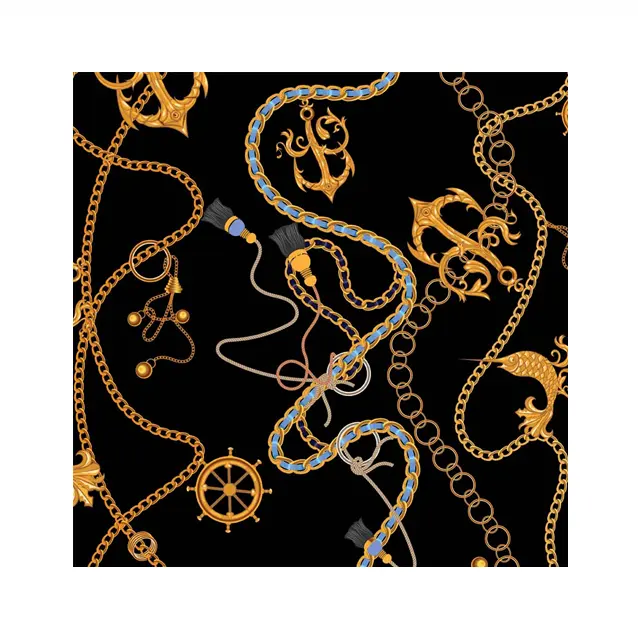 Прямая Заводская поставка, 100% полиэстер, шифон, креп, цифровой печатный модный дизайн, текстильная ткань