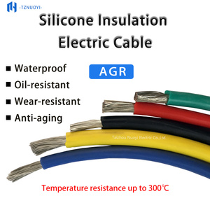 Câble en fibre de verre tressé avec âme en cuivre étamé souple en caoutchouc silicone AGR 0,5-50 mm² pour applications de <span class=keywords><strong>chauffage</strong></span> - Product Image 2